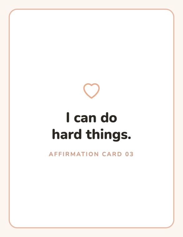 Affirmation Card
