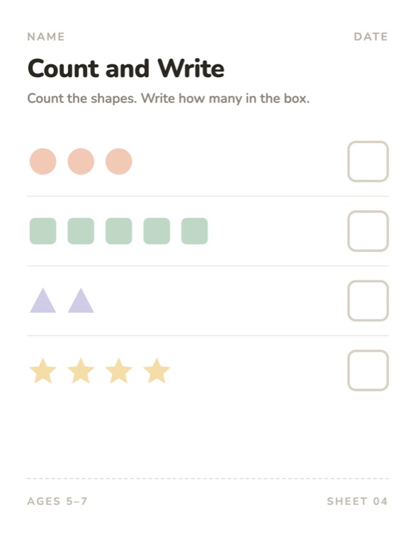Count and Write